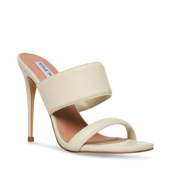 Szpilki Damskie Steve Madden Swan Bone Heel Beżowe | SM-970GK