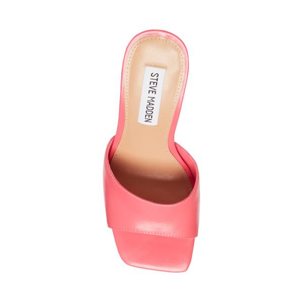 Szpilki Damskie Steve Madden Trendy Skórzane Heel Różowe | SM-890RA