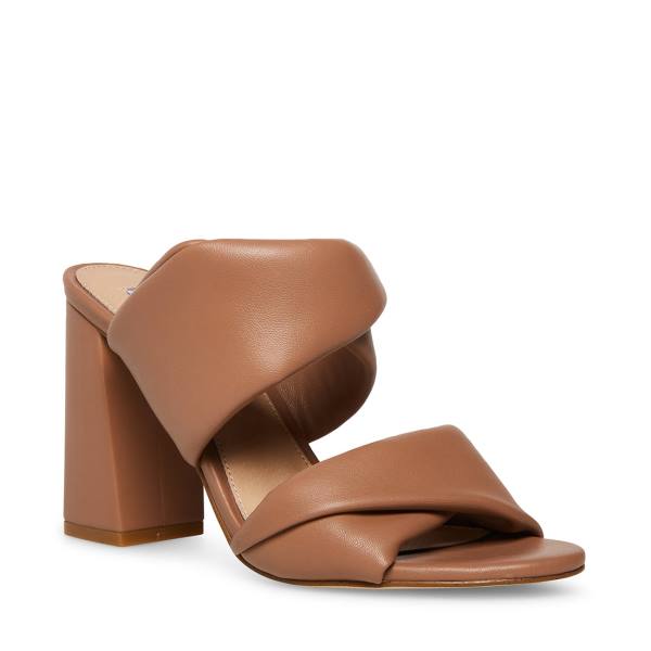 Szpilki Damskie Steve Madden Trisha Mocha Heel Beżowe | SM-180AX