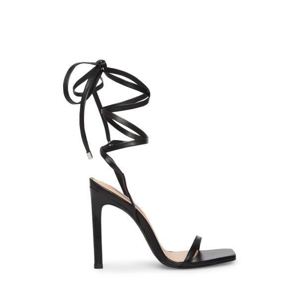 Szpilki Damskie Steve Madden Uplift Skórzane Heel Czarne | SM-329UB