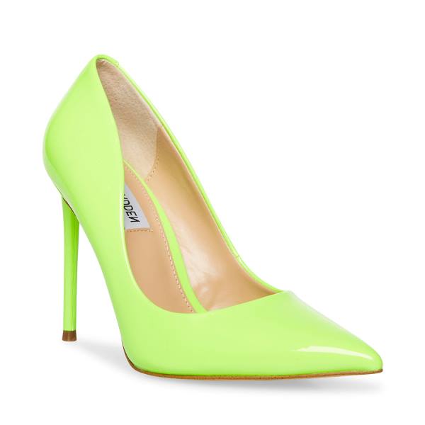 Szpilki Damskie Steve Madden Vala Lime Heel Głęboka Zielone | SM-150FK