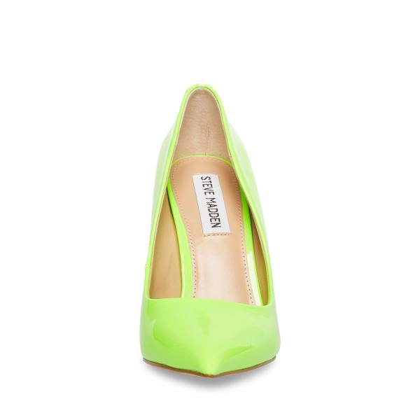 Szpilki Damskie Steve Madden Vala Lime Heel Głęboka Zielone | SM-150FK