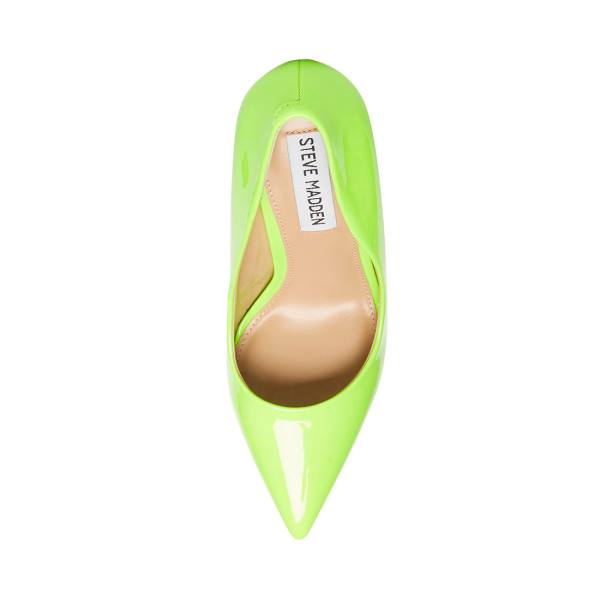 Szpilki Damskie Steve Madden Vala Lime Heel Głęboka Zielone | SM-150FK