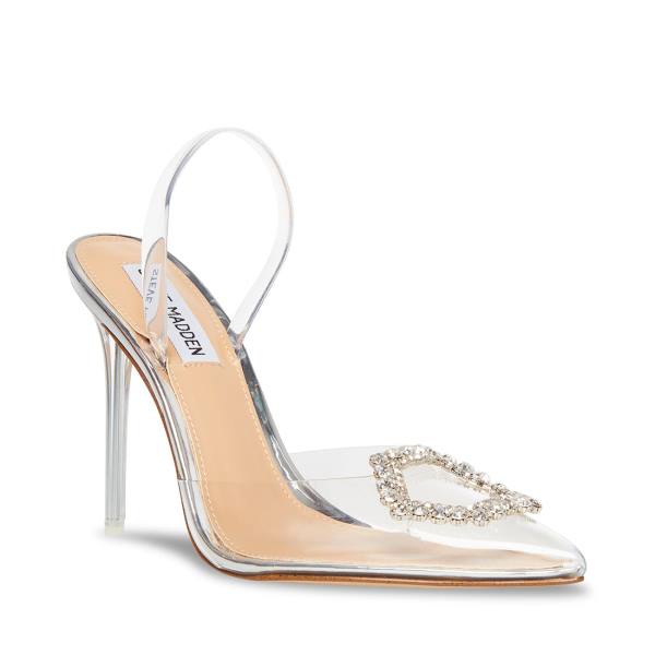 Szpilki Damskie Steve Madden Vionnet Heel Clear | SM-762HN