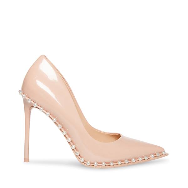 Szpilki Damskie Steve Madden Vyper-p Blush Lakierowana Heel Różowe | SM-536WB