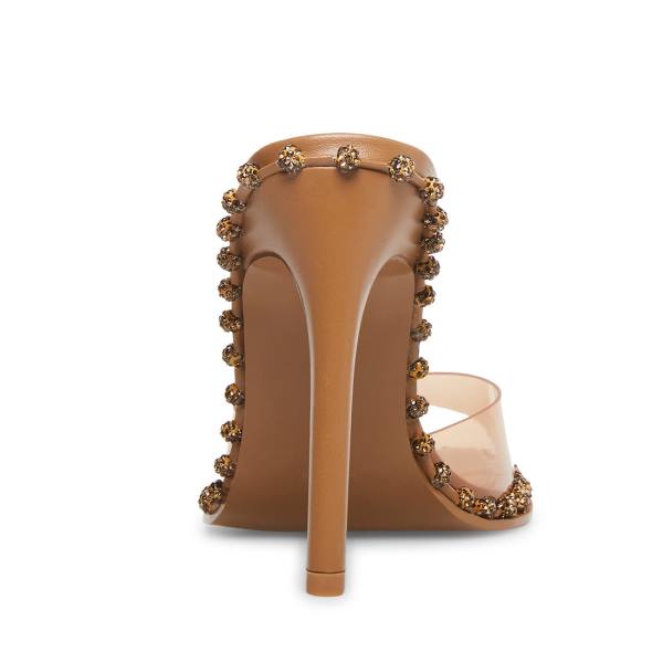 Szpilki Damskie Steve Madden Zabrina Tan Heel Brązowe | SM-056DY