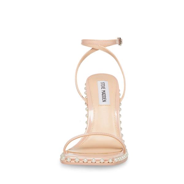 Szpilki Damskie Steve Madden Zelle-p Blush Lakierowana Heel Różowe | SM-476XK