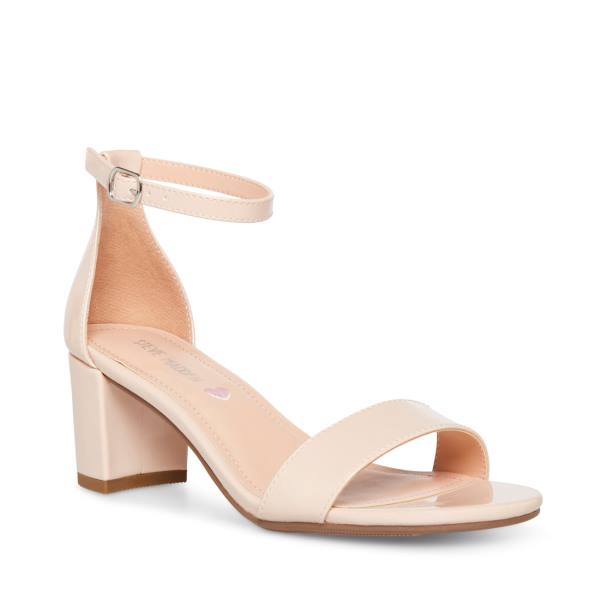 Szpilki Dziecięce Steve Madden Jcarrson Blush Lakierowana Różowe | SM-412HQ