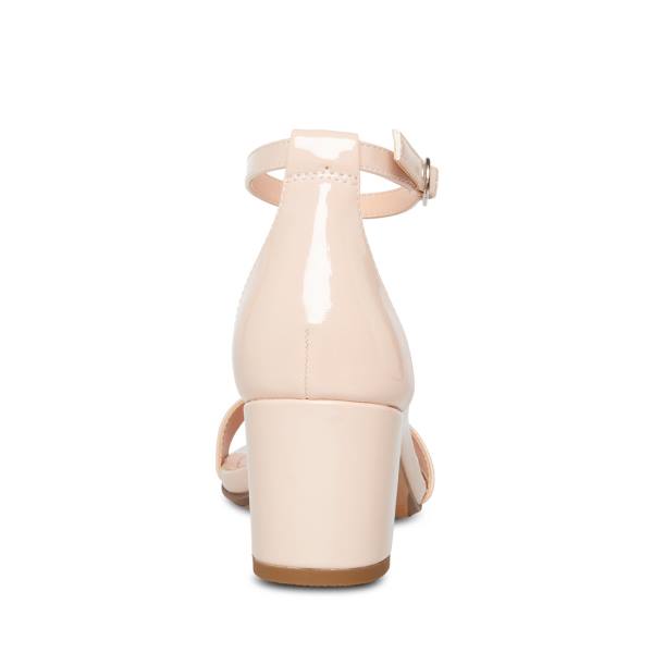 Szpilki Dziecięce Steve Madden Jcarrson Blush Lakierowana Różowe | SM-412HQ