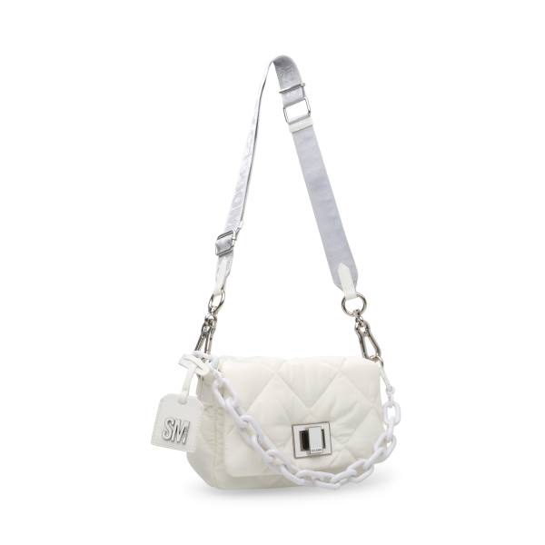 Torba Crossbody Damskie Steve Madden Bcelyn Białe | SM-647VT