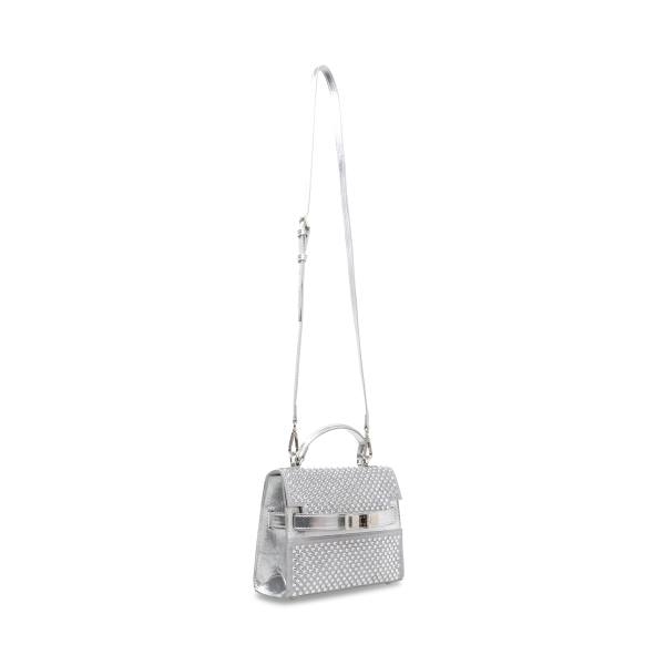 Torba Crossbody Damskie Steve Madden Bdignity Srebrne | SM-309WV