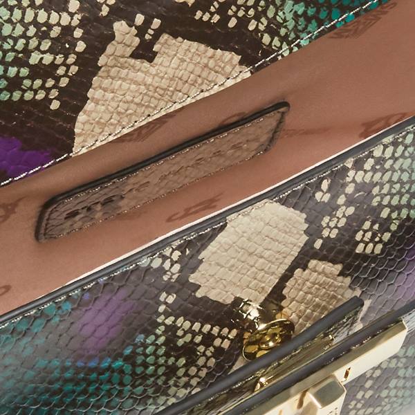 Torba Crossbody Damskie Steve Madden Bdignify Snake Fioletowe Wąż | SM-472SI