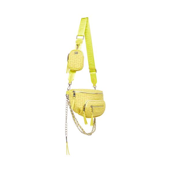 Torba Crossbody Damskie Steve Madden Bdiani Żółte Kolorowe | SM-594GI