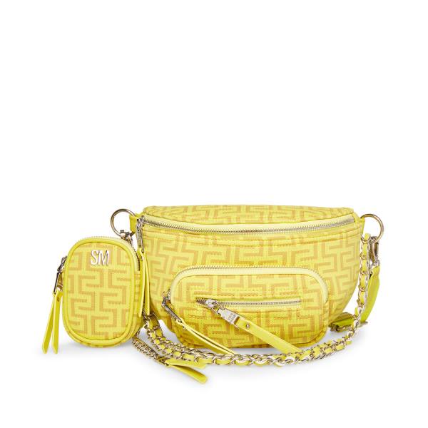 Torba Crossbody Damskie Steve Madden Bdiani Żółte Kolorowe | SM-594GI