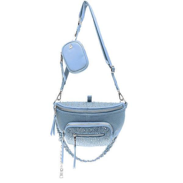 Torba Crossbody Damskie Steve Madden Bmaxima Baby Niebieskie Kolorowe | SM-354IY