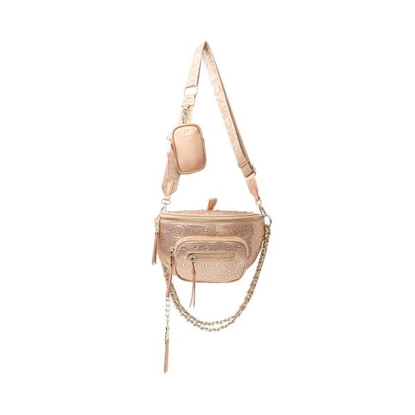 Torba Crossbody Damskie Steve Madden Bmaximar Różowe Złote | SM-476JW