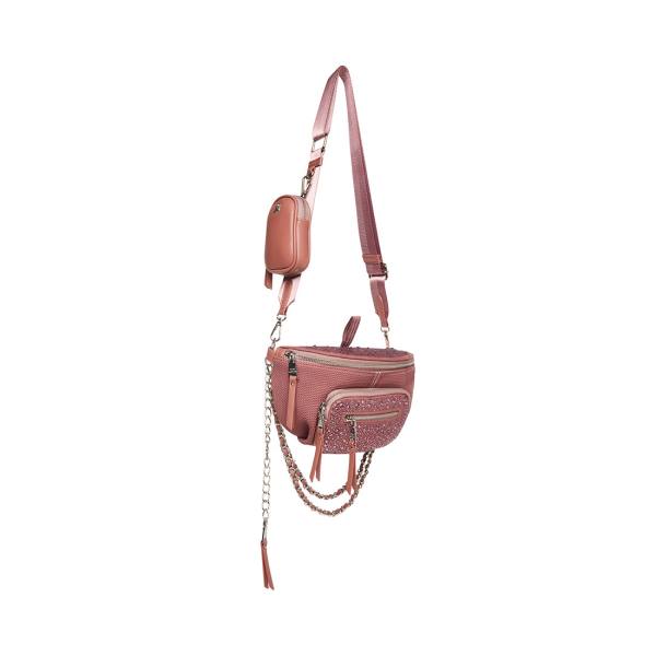 Torba Crossbody Damskie Steve Madden Bmaxima Różowe | SM-615RF