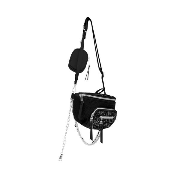 Torba Crossbody Damskie Steve Madden Bmaxima Czarne | SM-978GJ