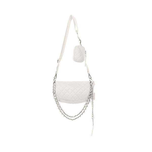 Torba Crossbody Damskie Steve Madden Bpossess Białe | SM-186KT