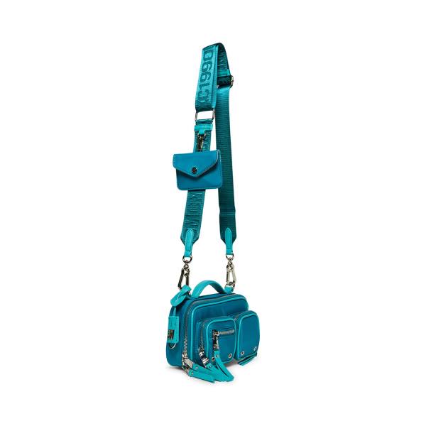 Torba Crossbody Damskie Steve Madden Bronda Teal Turkusowe | SM-842NQ