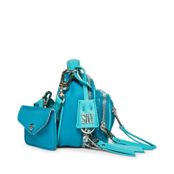 Torba Crossbody Damskie Steve Madden Bronda Teal Turkusowe | SM-842NQ