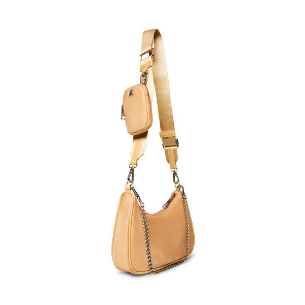 Torby Przez Ramię Damskie Steve Madden Bvital Tan Beżowe | SM-573DL