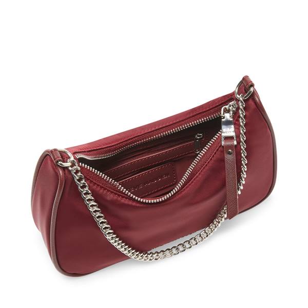 Torby Przez Ramię Damskie Steve Madden Bvital Burgundy Bordowe | SM-756CF