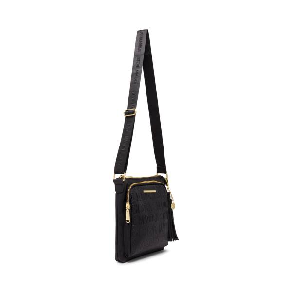 Torby Przez Ramię Damskie Steve Madden Logo Crossbody Czarne | SM-049LT