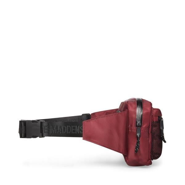 Torebki Damskie Steve Madden Mesh Fanny Pack Burgundy Bordowe | SM-201LN