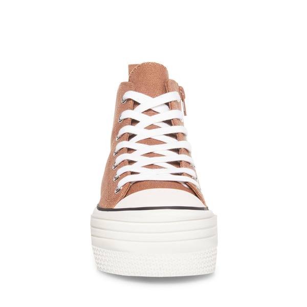 Trampki Damskie Steve Madden Berkley Mocha Beżowe | SM-734IB