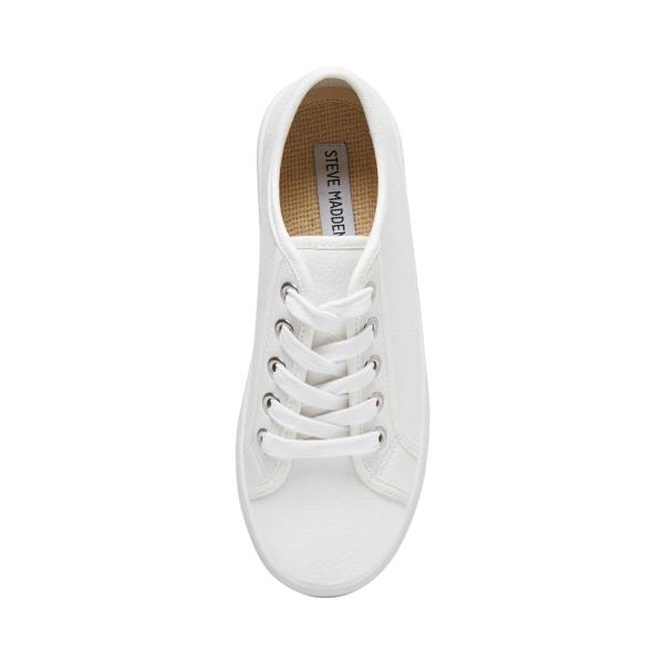 Trampki Damskie Steve Madden Bobbi30 Białe | SM-598YJ