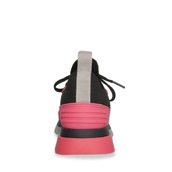 Trampki Damskie Steve Madden Dribble Czarne Kolorowe | SM-980HF