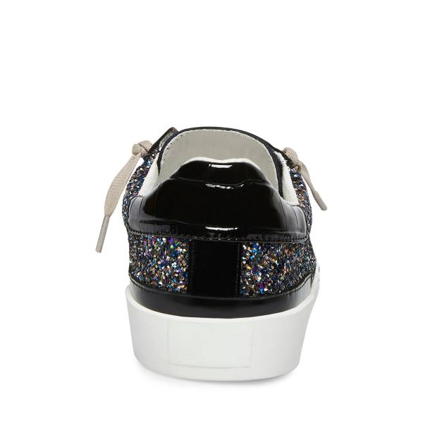 Trampki Damskie Steve Madden Embark Glitter Czarne | SM-425UA