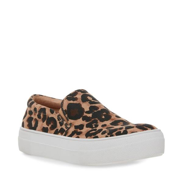 Trampki Damskie Steve Madden Gills-a Leopard Panterka | SM-864IQ