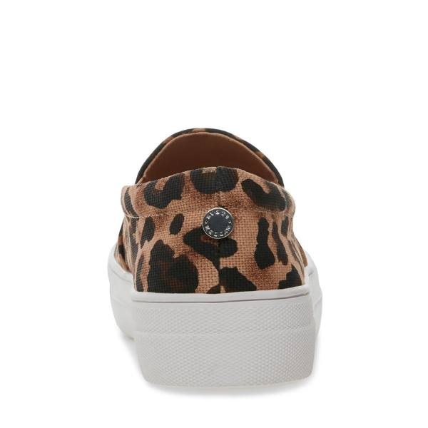 Trampki Damskie Steve Madden Gills-a Leopard Panterka | SM-864IQ