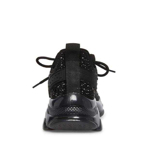 Trampki Damskie Steve Madden Maxima-r Czarne | SM-032OB