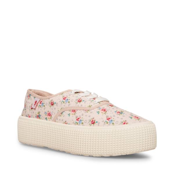 Trampki Damskie Steve Madden Stream Blush Różowe Kolorowe | SM-568FG