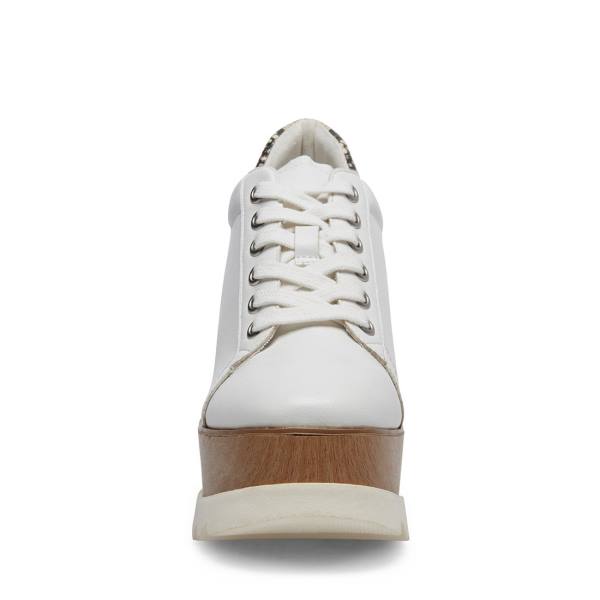 Trampki Damskie Steve Madden Unglazed Białe Kolorowe | SM-403LM