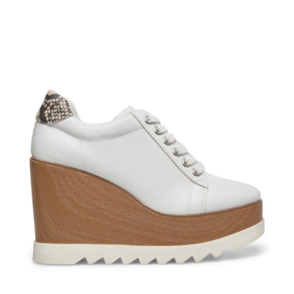 Trampki Damskie Steve Madden Unglazed Białe Kolorowe | SM-403LM