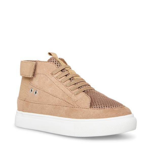 Trampki Dziecięce Steve Madden Achangee Taupe Szare Brązowe | SM-130YE