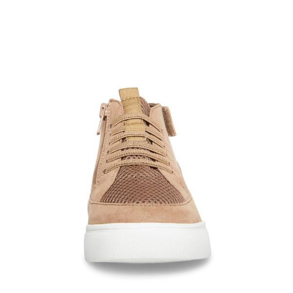 Trampki Dziecięce Steve Madden Achangee Taupe Szare Brązowe | SM-130YE