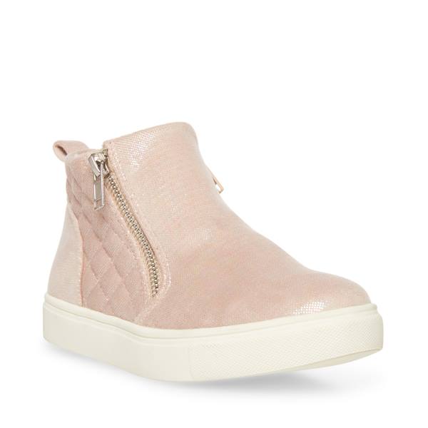 Trampki Dziecięce Steve Madden Areggie Blush Różowe | SM-869IU