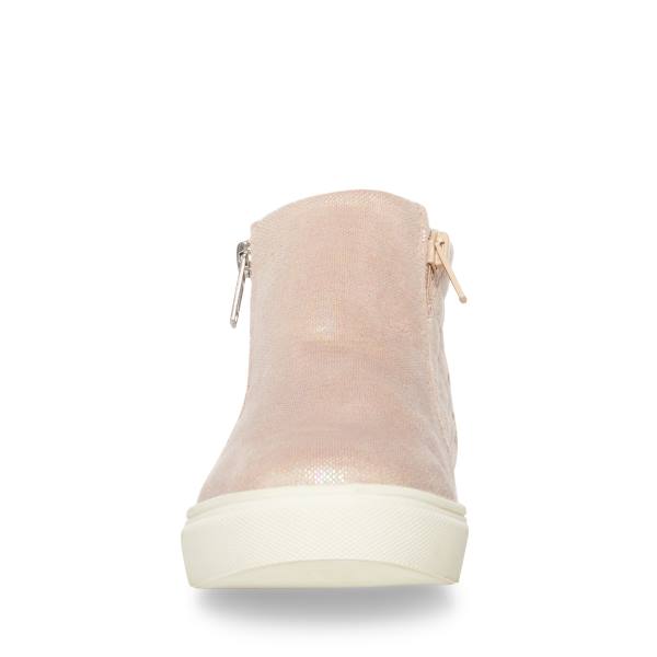 Trampki Dziecięce Steve Madden Areggie Blush Różowe | SM-869IU