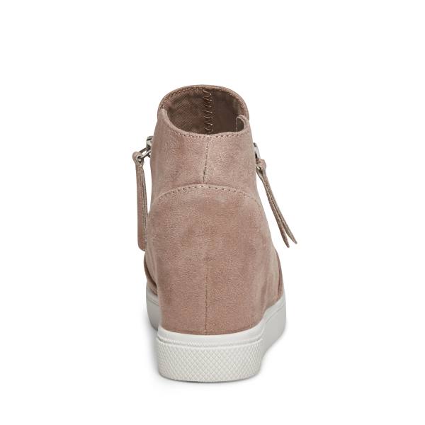 Trampki Dziecięce Steve Madden Jcaliber Taupe Szare Brązowe | SM-093KR