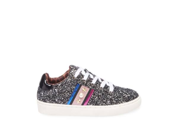 Trampki Dziecięce Steve Madden Jdannie Pewter Niebieskie Szare Kolorowe | SM-142HX