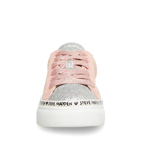 Trampki Dziecięce Steve Madden Jloyal Blush Różowe | SM-480RF