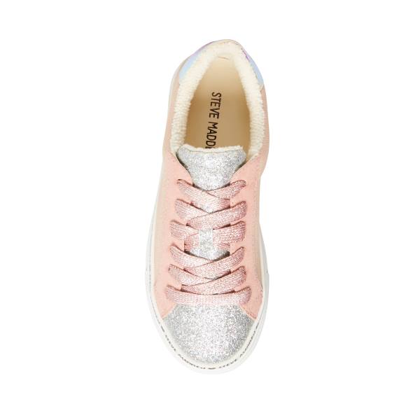 Trampki Dziecięce Steve Madden Jloyal Blush Różowe | SM-480RF