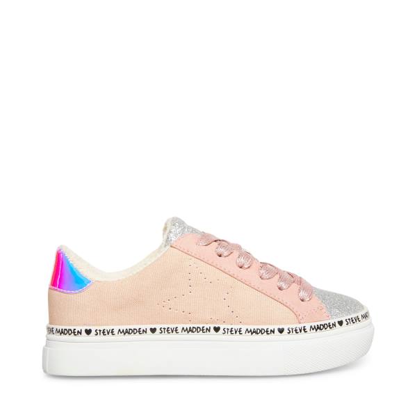 Trampki Dziecięce Steve Madden Jloyal Blush Różowe | SM-480RF