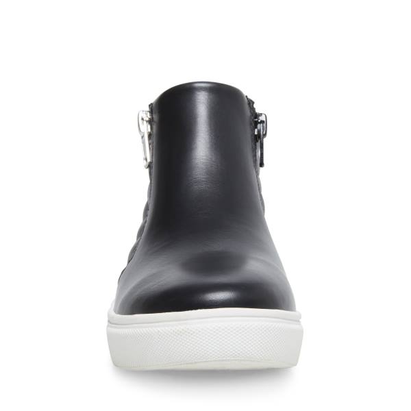 Trampki Dziecięce Steve Madden Jreggie Czarne | SM-209VQ