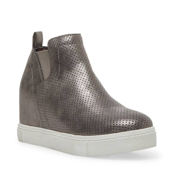 Trampki Dziecięce Steve Madden Jwrangle Pewter Niebieskie Szare | SM-521YH